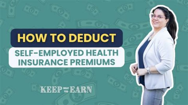 Can self employed deduct life insurance premiums?