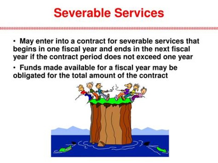 Can severable services cross fiscal years?