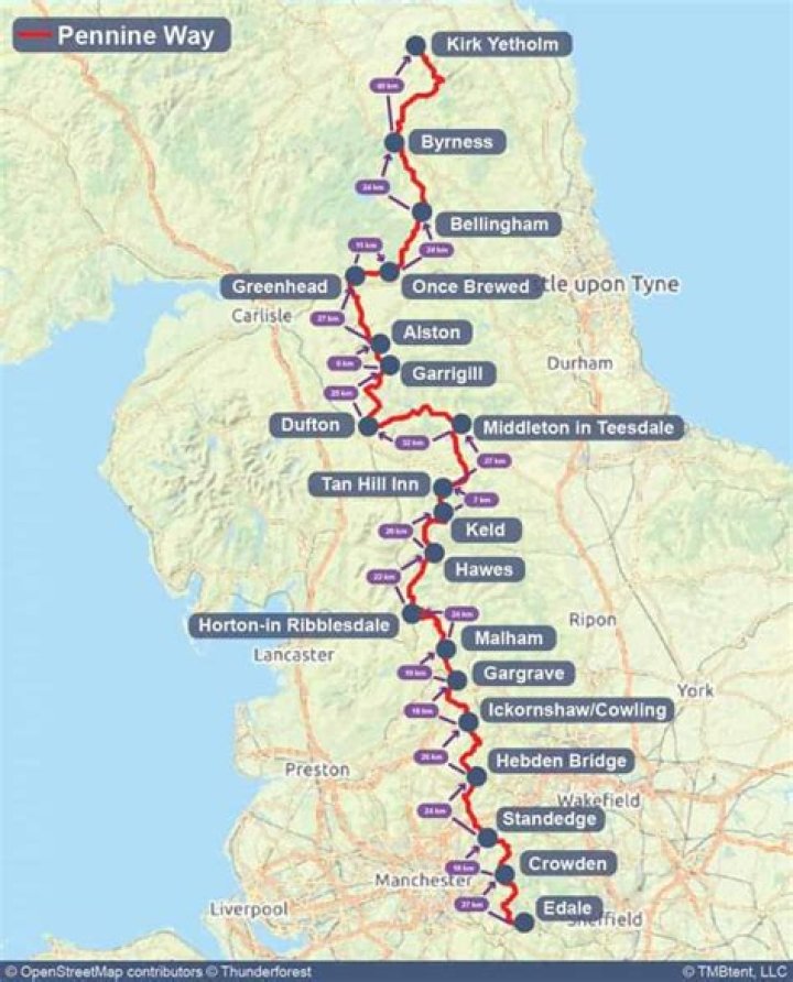 Can you cycle pennine way?