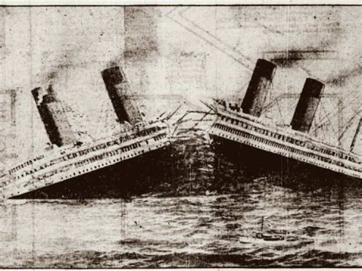 Did the bottle break on the titanic?