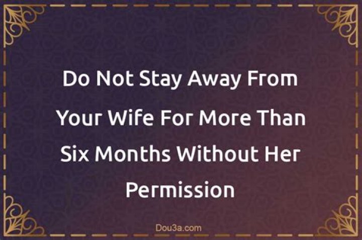 Do not put away your wife?
