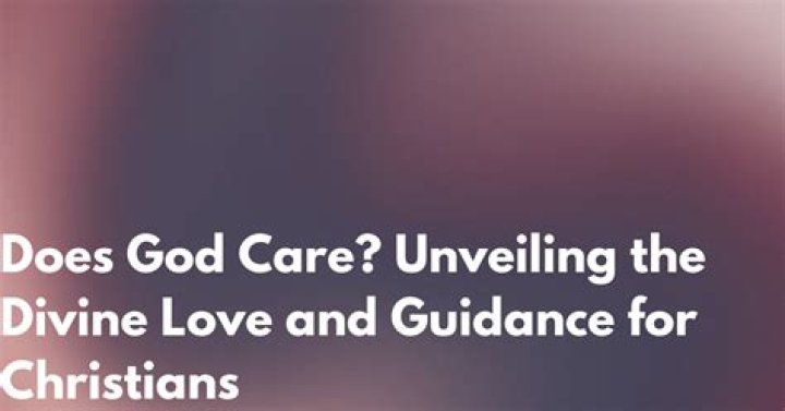 Does god care about trivial things?