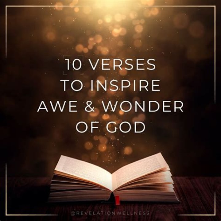 For being in awe?
