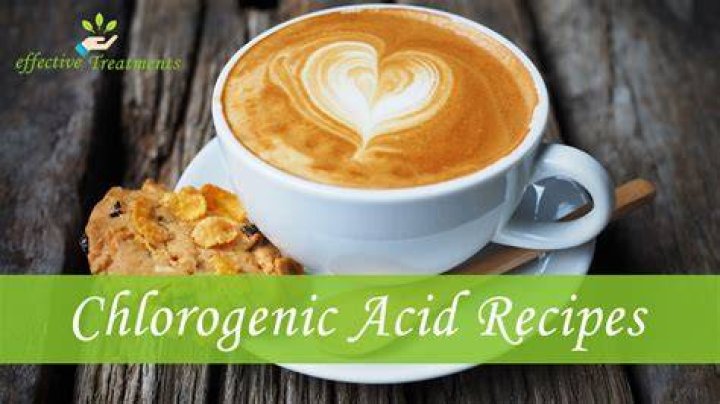 How much chlorogenic acid is in a cup of coffee?