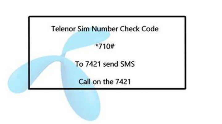 How telenor number check?