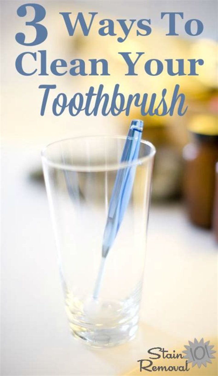 How to clean toothbrush?
