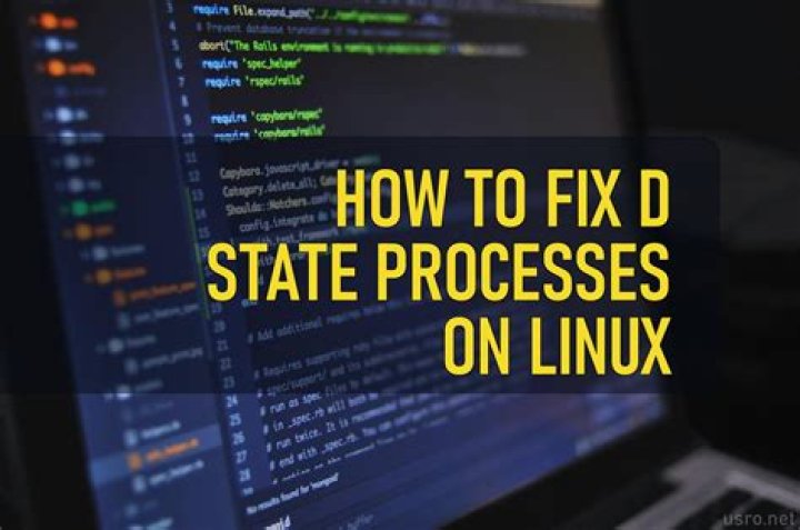 How to clear d state process in linux?