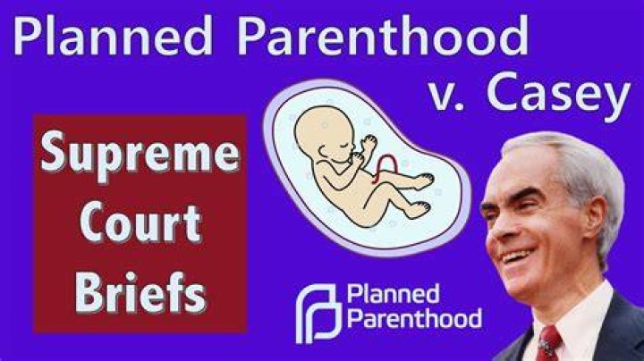 In planned parenthood v. casey?