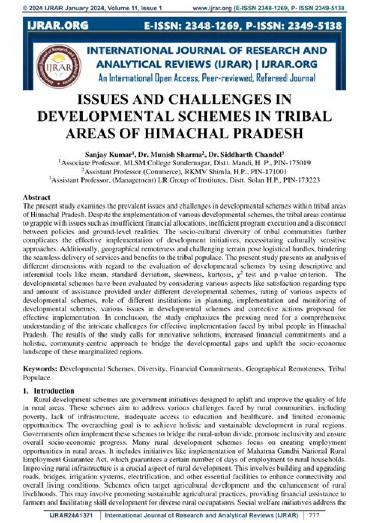 In the tribal areas?