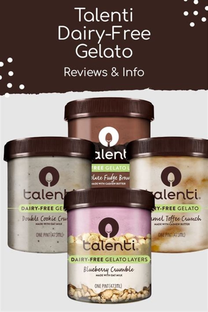 Is gelato dairy free?