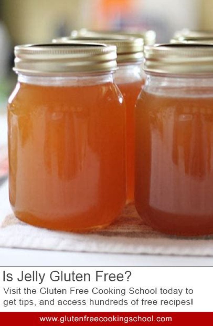 Is jelly gluten free?