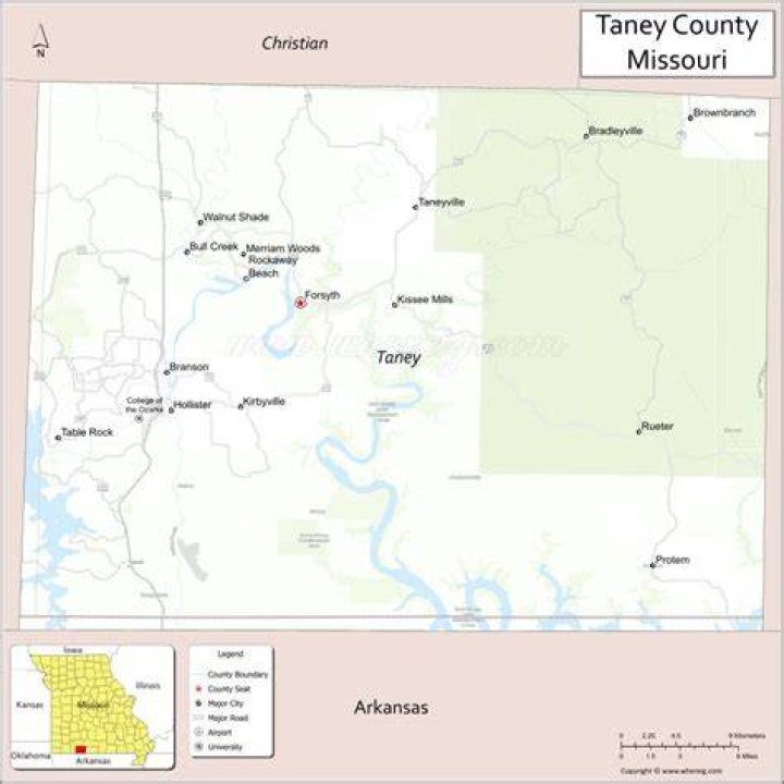 Is taney county mo a dry county?