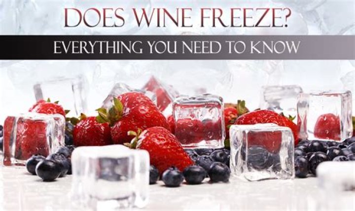 Should you freeze ice wine?