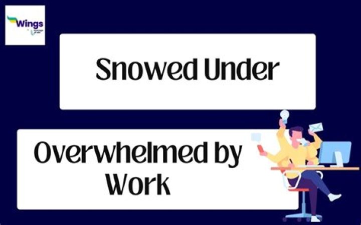 Was snowed in meaning?