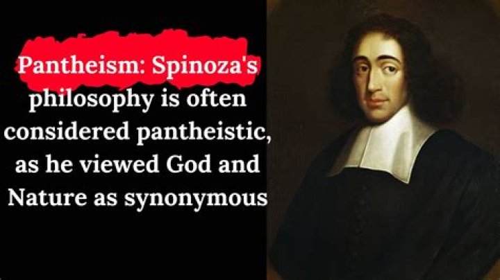 Was spinoza a pantheist?
