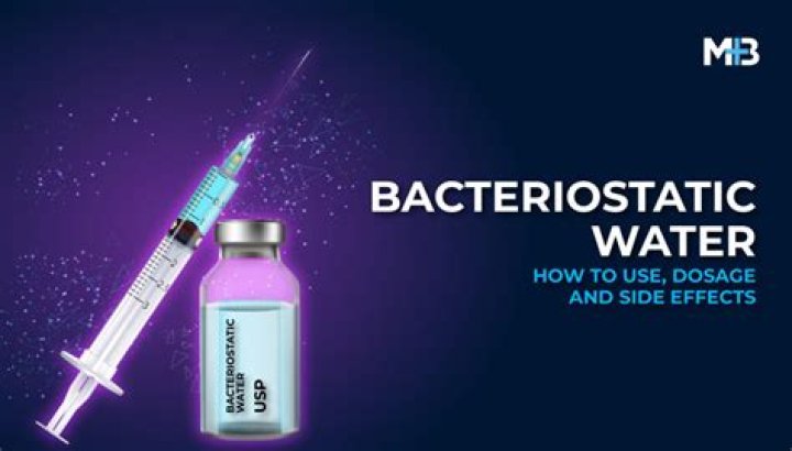 What bacteriostatic water is used for?