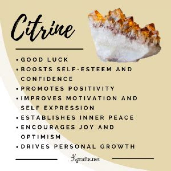 What does citrine do?