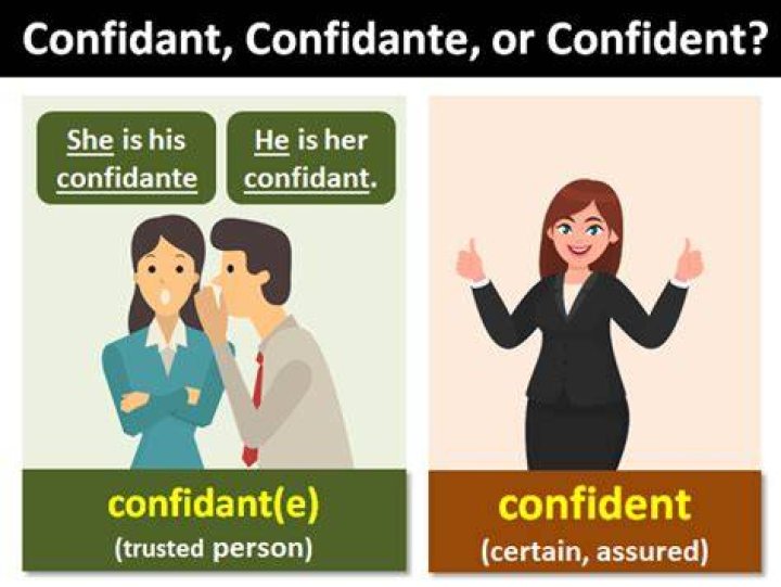 What does confidante mean?