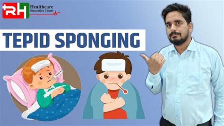 What is tepid sponging in nursing?