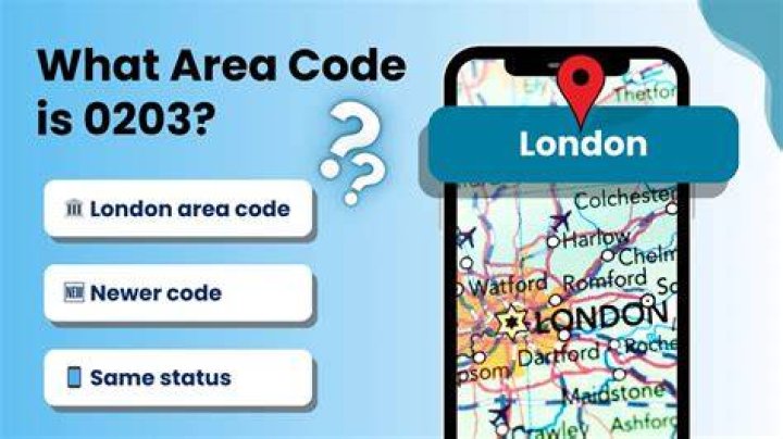 What telephone code is 0203?