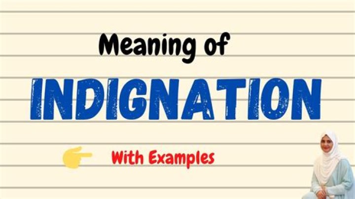 Whats a good sentence for indignation?