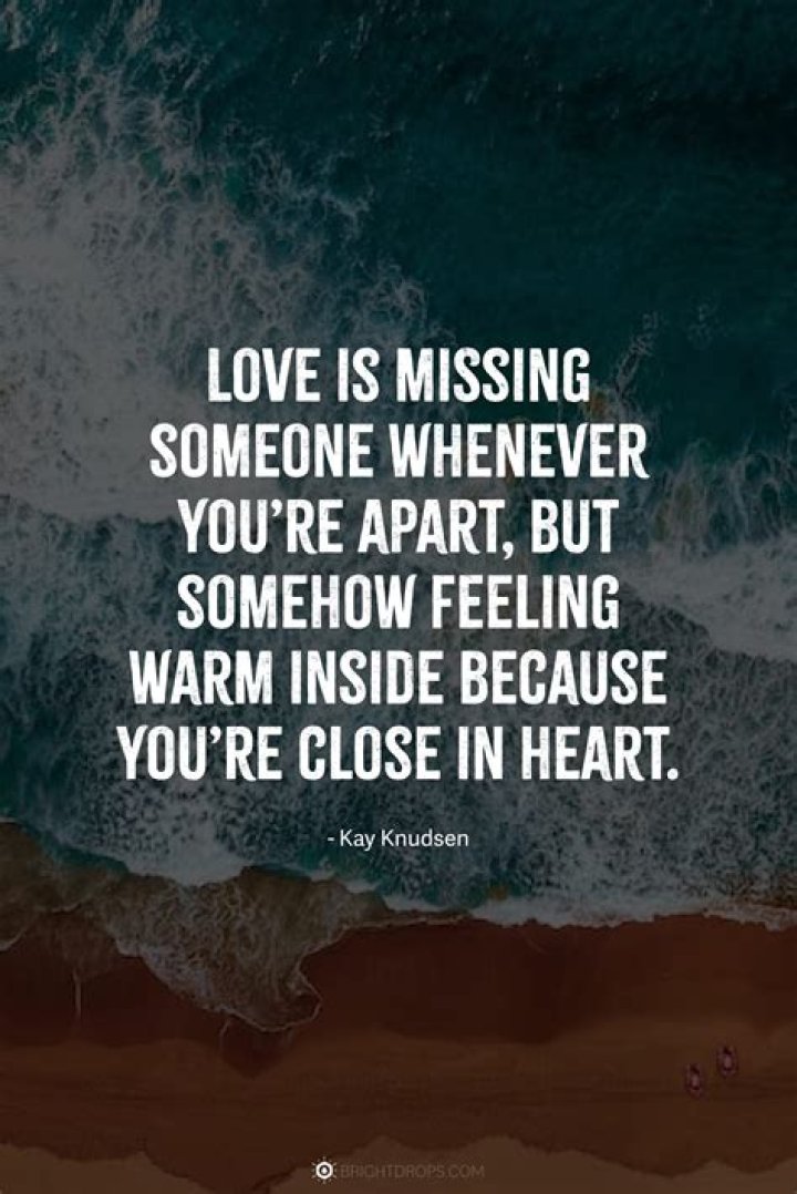 When someone is warm-hearted?