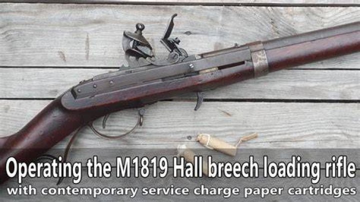 When was the first breech loading rifle invented?