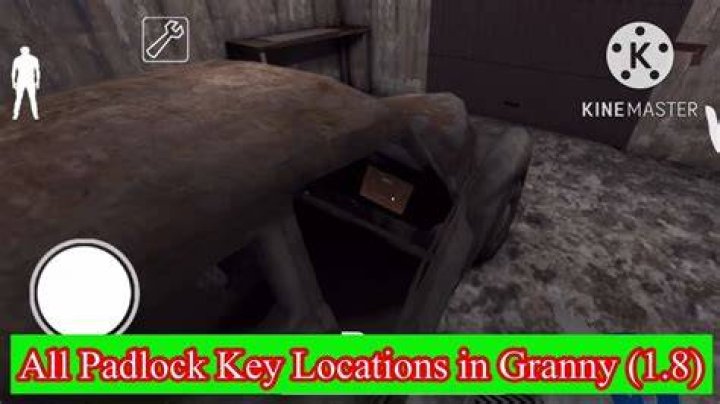 Where is padlock key in granny chapter 1?