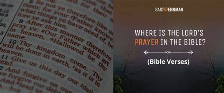 Where is the lords prayer in the bible?