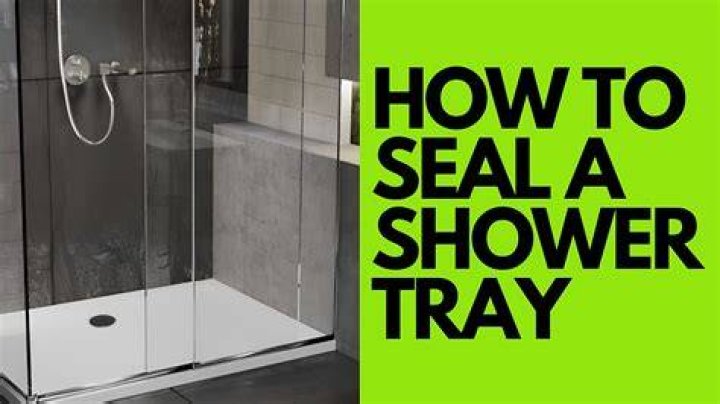 Where to seal a shower screen?