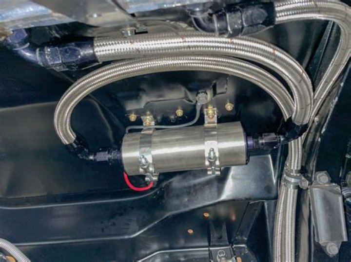 Which is the inlet side of a radiator?