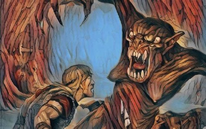 Who is the greedy she wolf in beowulf?