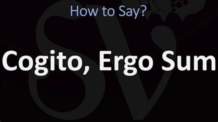 Who said cogito ergo sum?