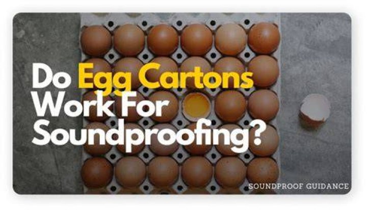 Why are egg cartons good for soundproofing?