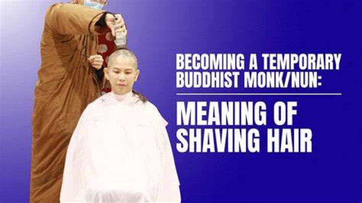 Why monks shave their hair?