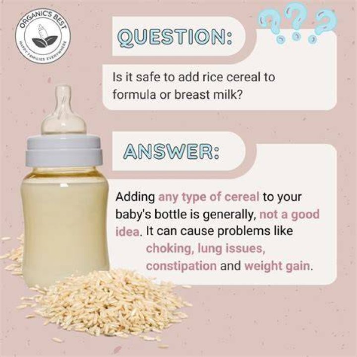 Why thicken baby formula?