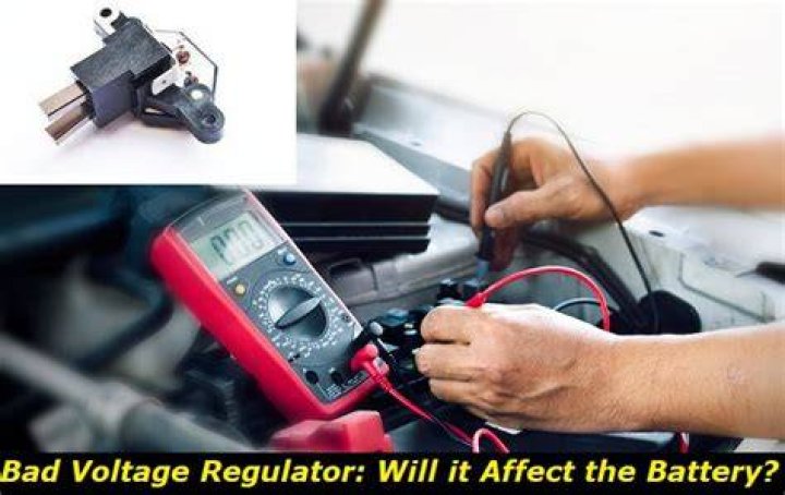 Will a bad voltage regulator drain a battery?