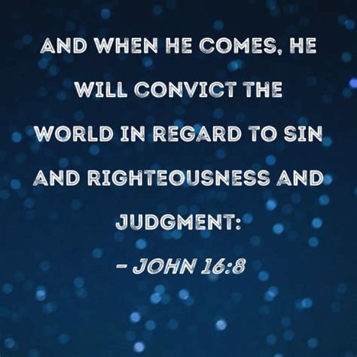 Will convict the world concerning sin?